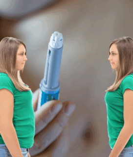 Before and after picture of a woman weight loss concept featuring Semaglutide injection, promoted by Southwest Urgent Care Telfair Sugar Land.